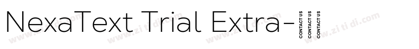 NexaText Trial Extra字体转换